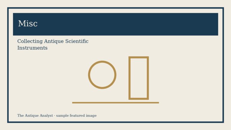 Collecting Antique Scientific Instruments