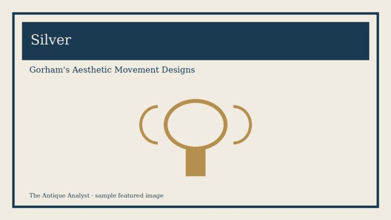 Gorham’s Aesthetic Movement Designs