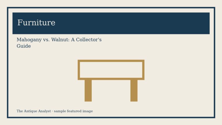 Mahogany vs. Walnut: A Collector’s Guide