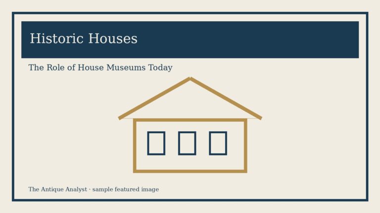 The Role of House Museums Today