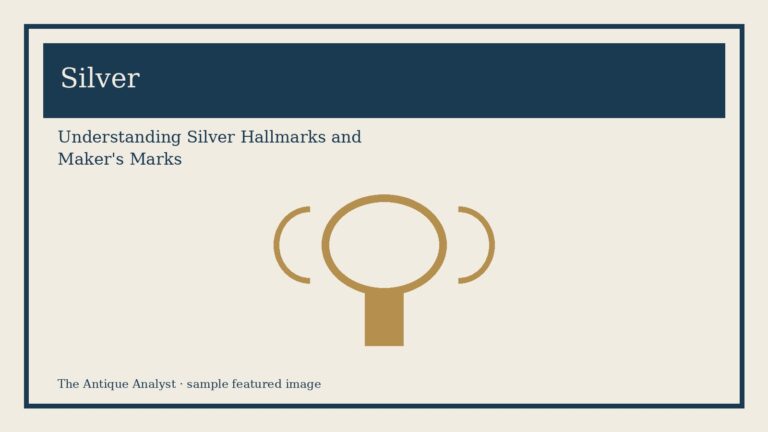 Understanding Silver Hallmarks and Maker’s Marks