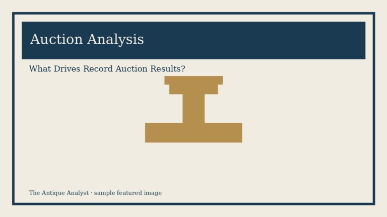What Drives Record Auction Results?